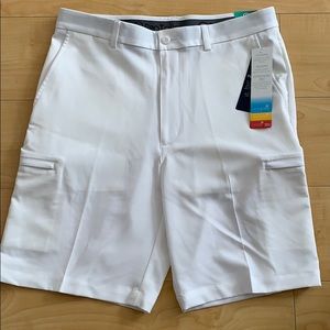White pro tour golf shorts new with tags